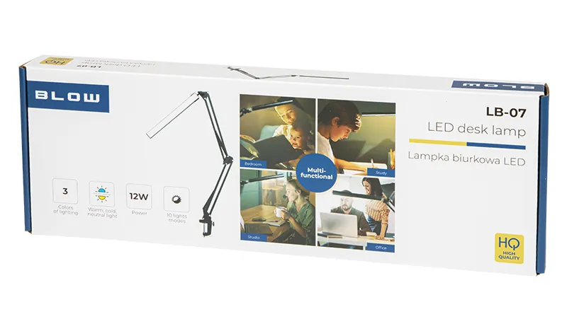 Lampka biurkowa kreślarska LED BLOW LB-07
