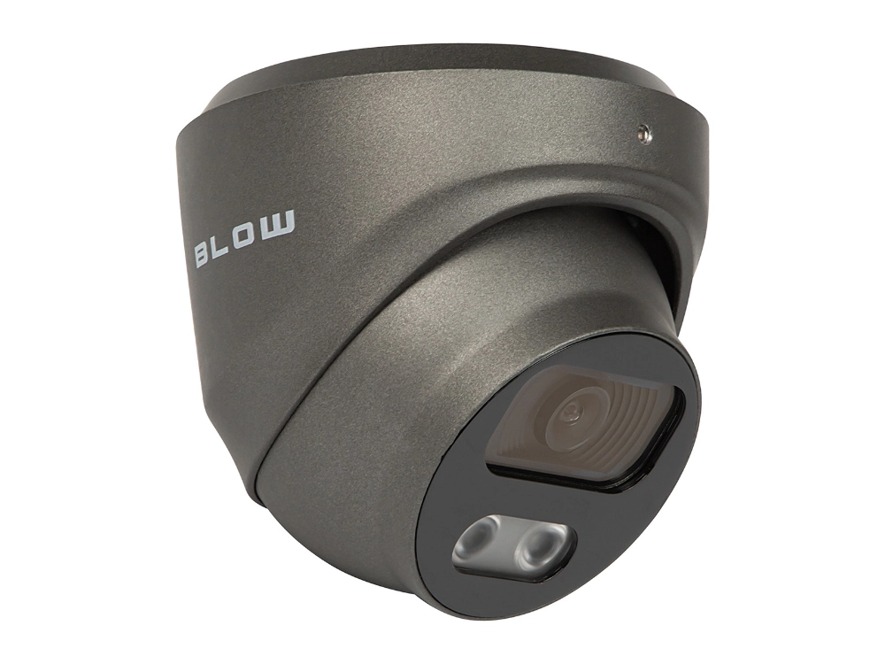 Kamera IP BLOW 8MP BL-I8HL28TBM/PoE 2,8 mm grafit kopułowa HybridLight