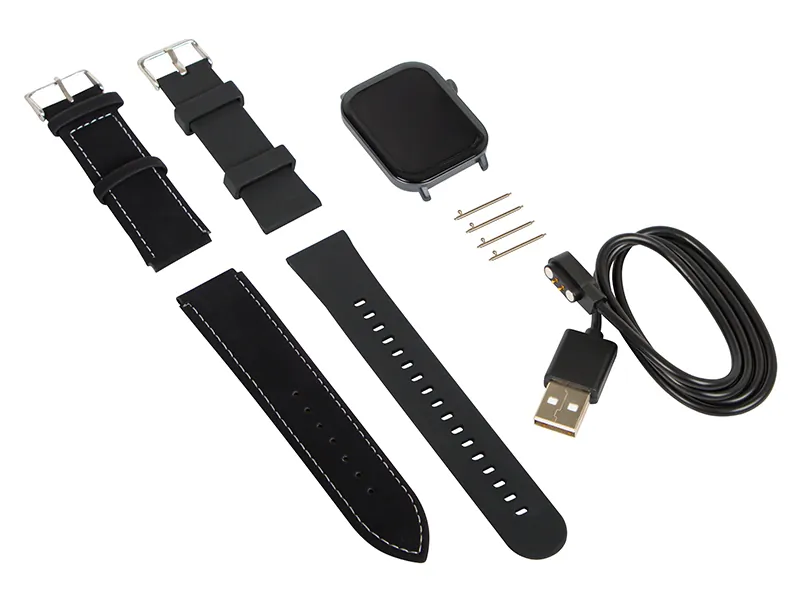 Zegarek smartwatch BLOW X18 z funkcją rozmowy czarny + dodatkowy pasek