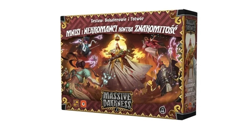 Gra karciana MASSIVE DARKNESS 2: Mnisi i NekromancI vs Znakomitość dodatek - Portal Games