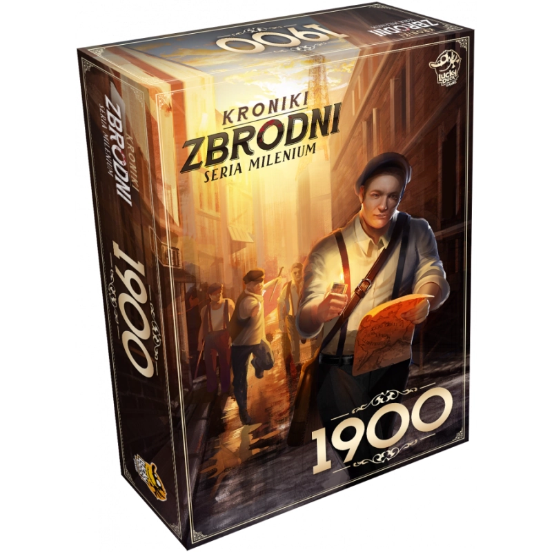Gra planszowa KRONIKI ZBRODNI 1900 Lucky Duck