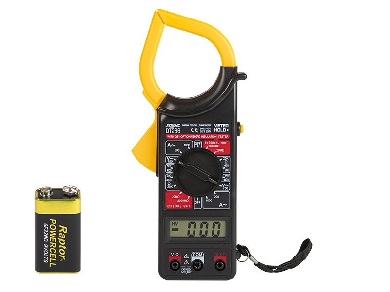 Miernik tester napięcia cyfrowy  XTREME DT266 + przewody pomiarowe etui