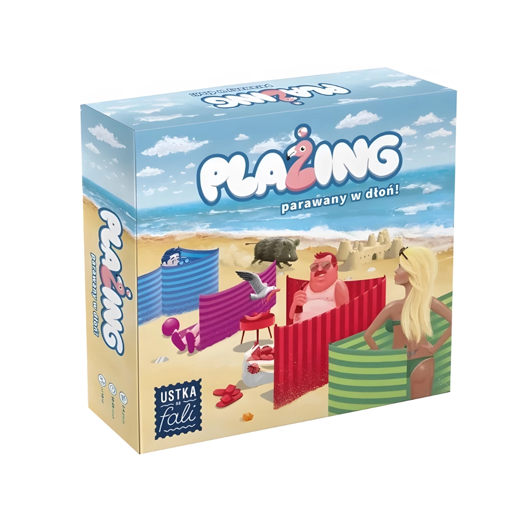 Gra planszowa PLAŻING: PARAWANY W DŁOŃ - podstawa - Smart Flamingo