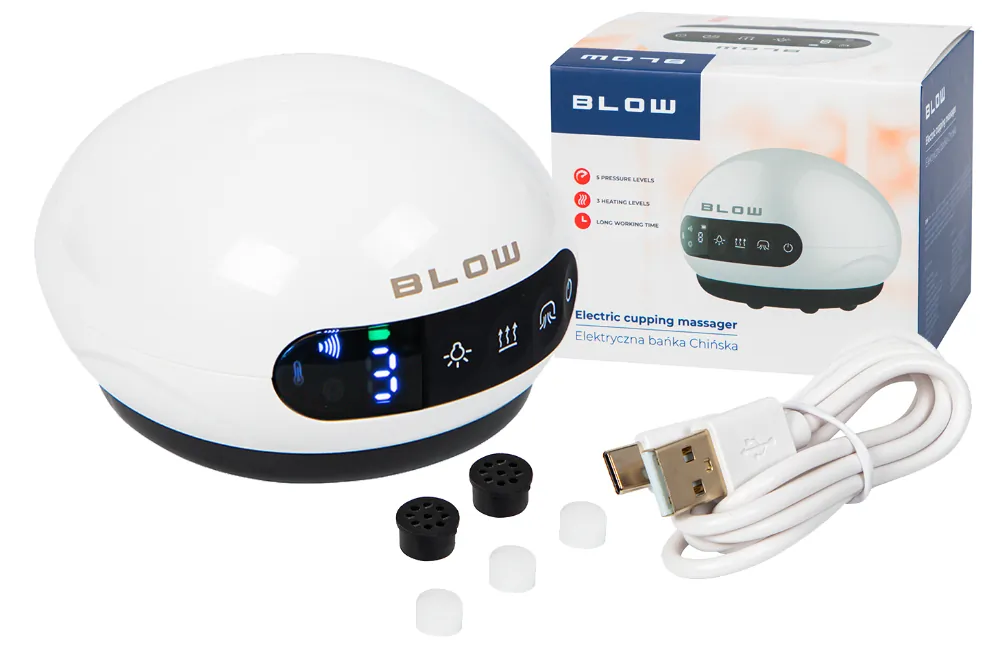 Elektryczna bezprzewodowa bańka chińska do masażu BLOW
