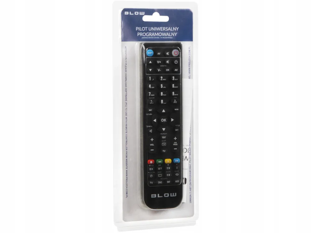 Pilot uniwersalny programowalny BLOW 4w1 TV SAT DVD TDT