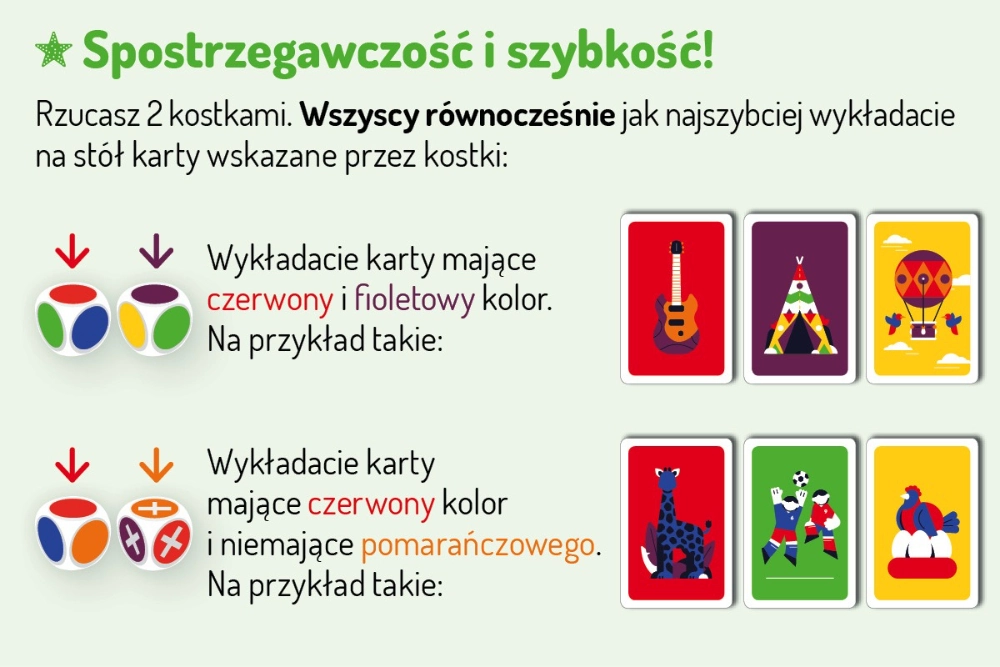Gra karciana GRA W KOLORY - Nasza Księgarnia