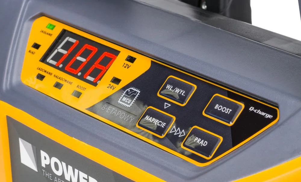 Prostownik mikroprocesorowy akumulatorowy 12/24V Powermat PM-PM-30T 8-etapowy + BOOST