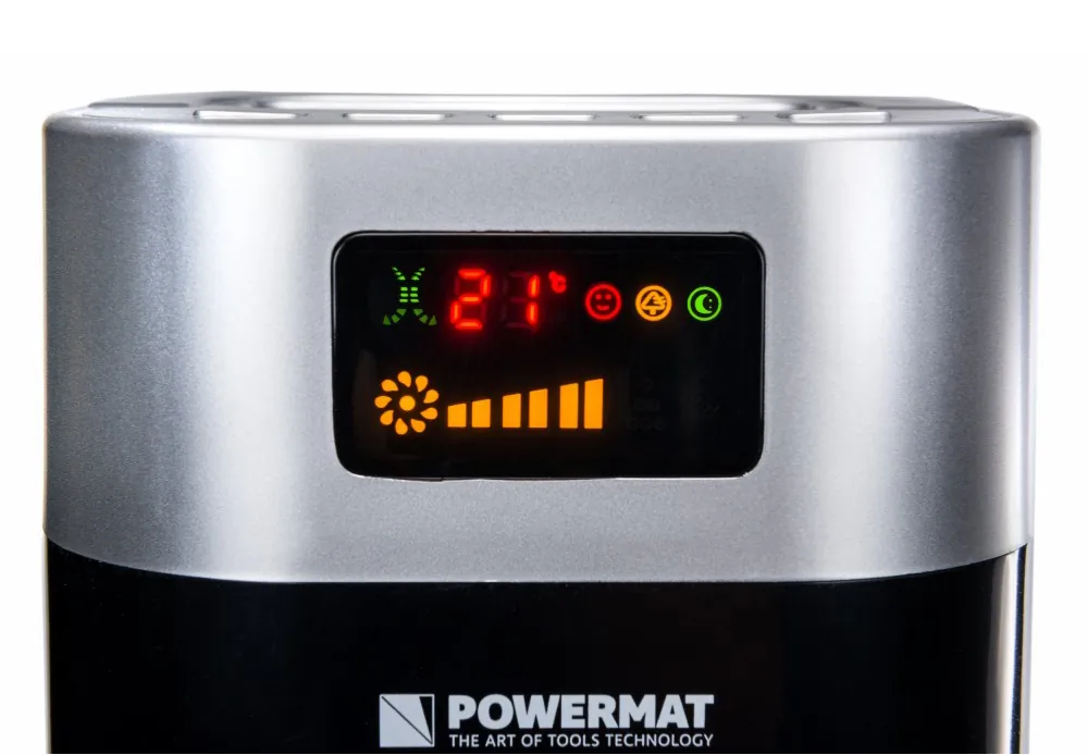 Wentylator kolumnowy 121 cm 90W Powermat Black Tower-120 + pilot