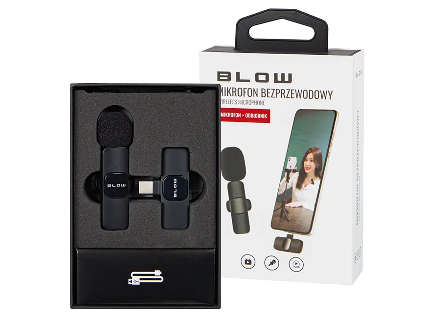 Mikrofon bezprzewodowy do smartfona USB-C BLOW