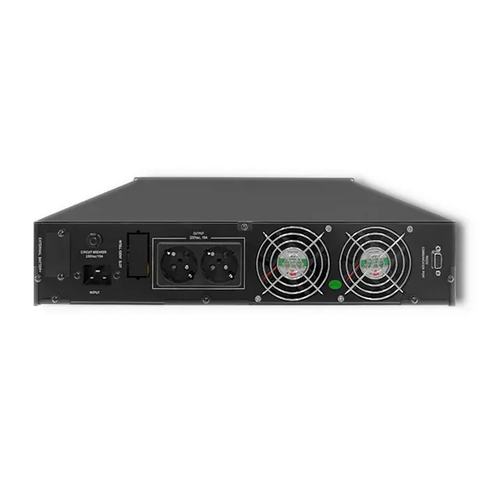 Zasilacz awaryjny UPS RACK Qoltec 3KVA 2400W On-line LCD SINUS + soft