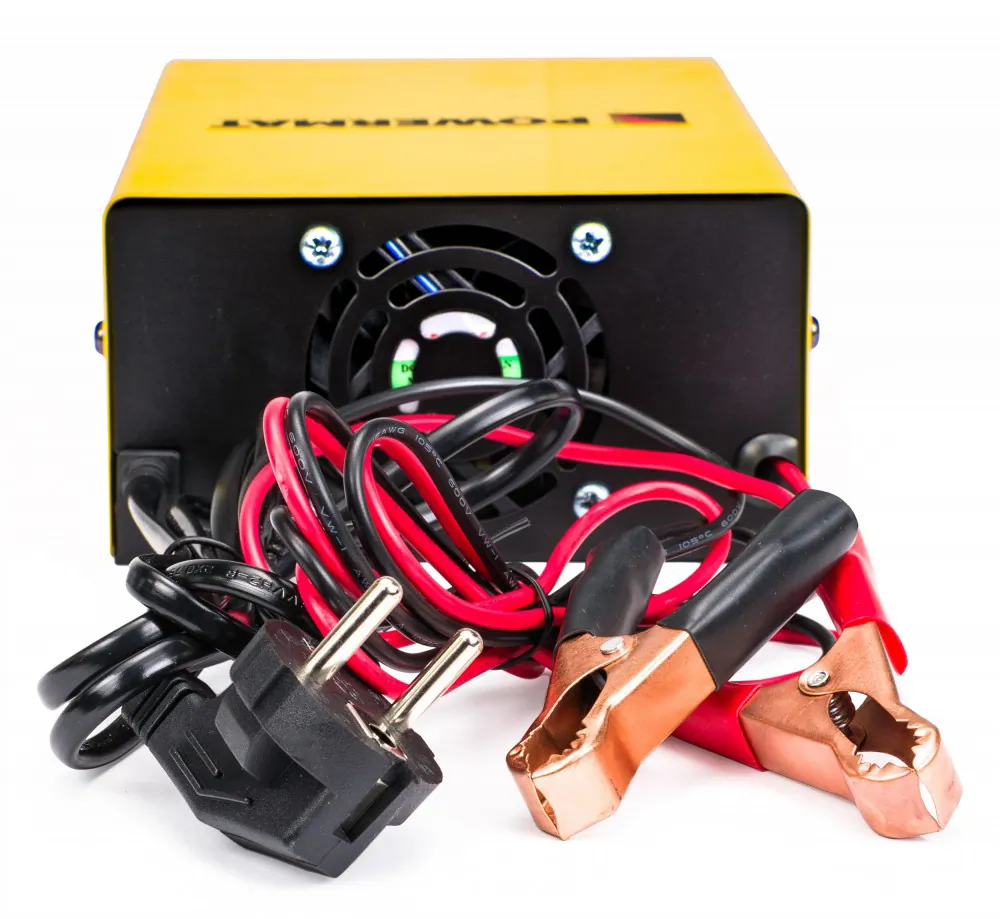 Prostownik mikroprocesorowy akumulatorowy 6/12V Powermat PM-PM-40B 8-etapowy LCD