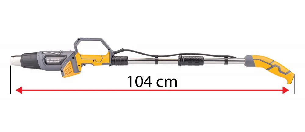 Wypalarka opalarka elektryczna 3w1 2000W Powermat PM-WPL-2100M + 5 dysz + wysięgnik