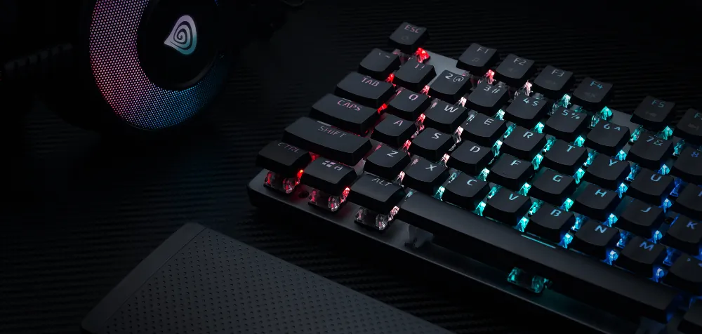 Klawiatura mechaniczna Genesis THOR 400 RGB podświetlana gamingowa dla graczy