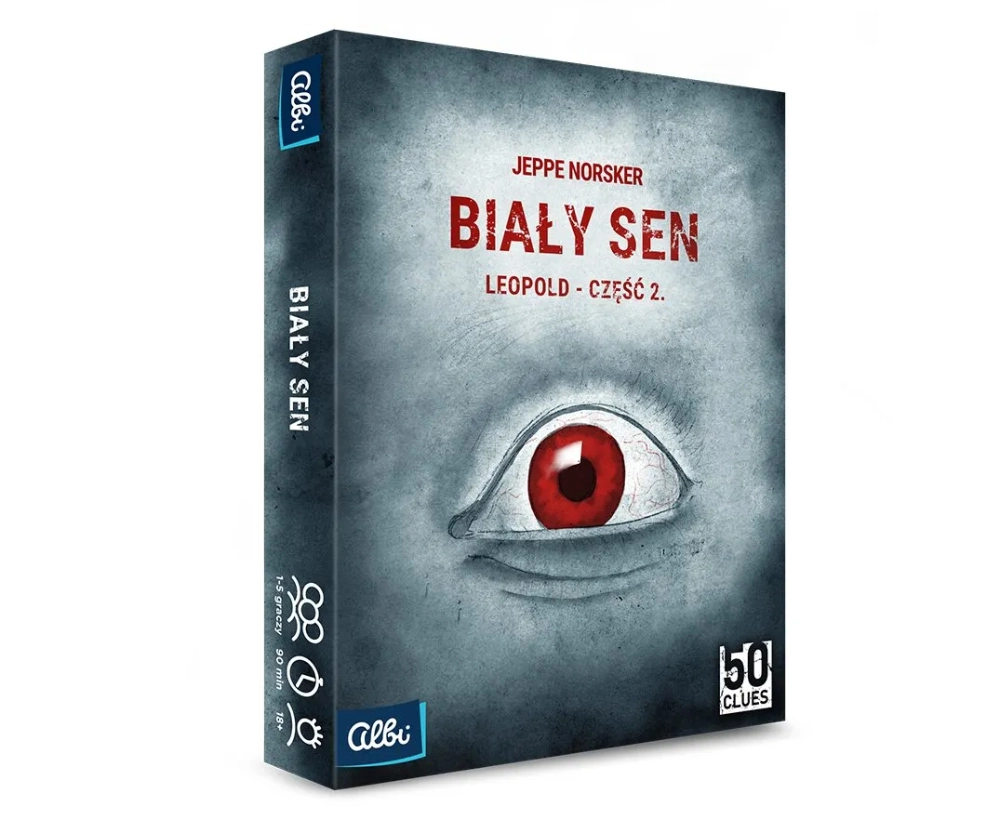 Gra karciana 50 CLUES CZ.2 BIAŁY SEN Albi