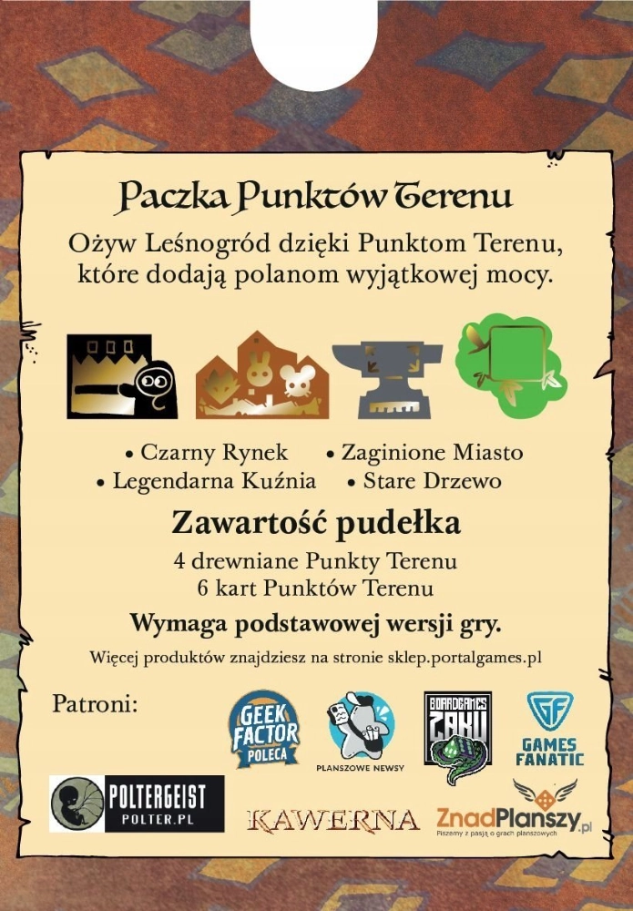 Gra planszowa ROOT: PUNKTY TERENU dodatek - Portal Games