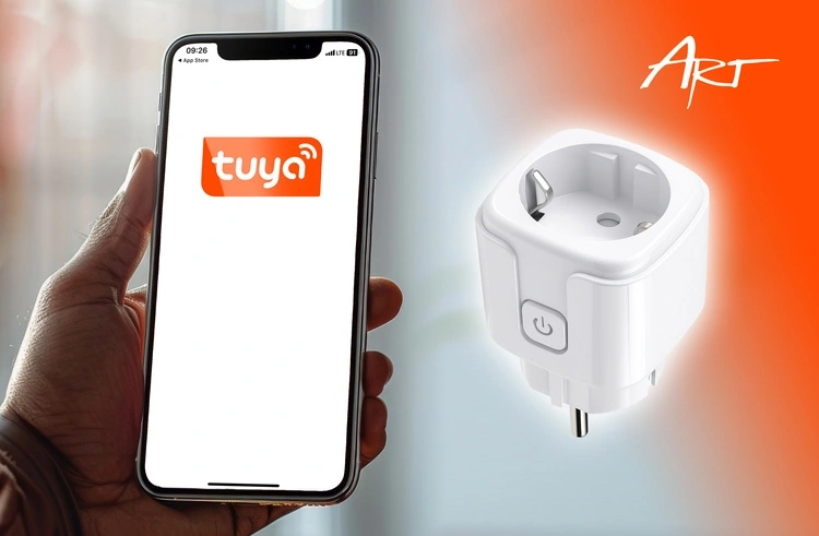 Smart adapter gniazdo 230V WiFi białe ART oem