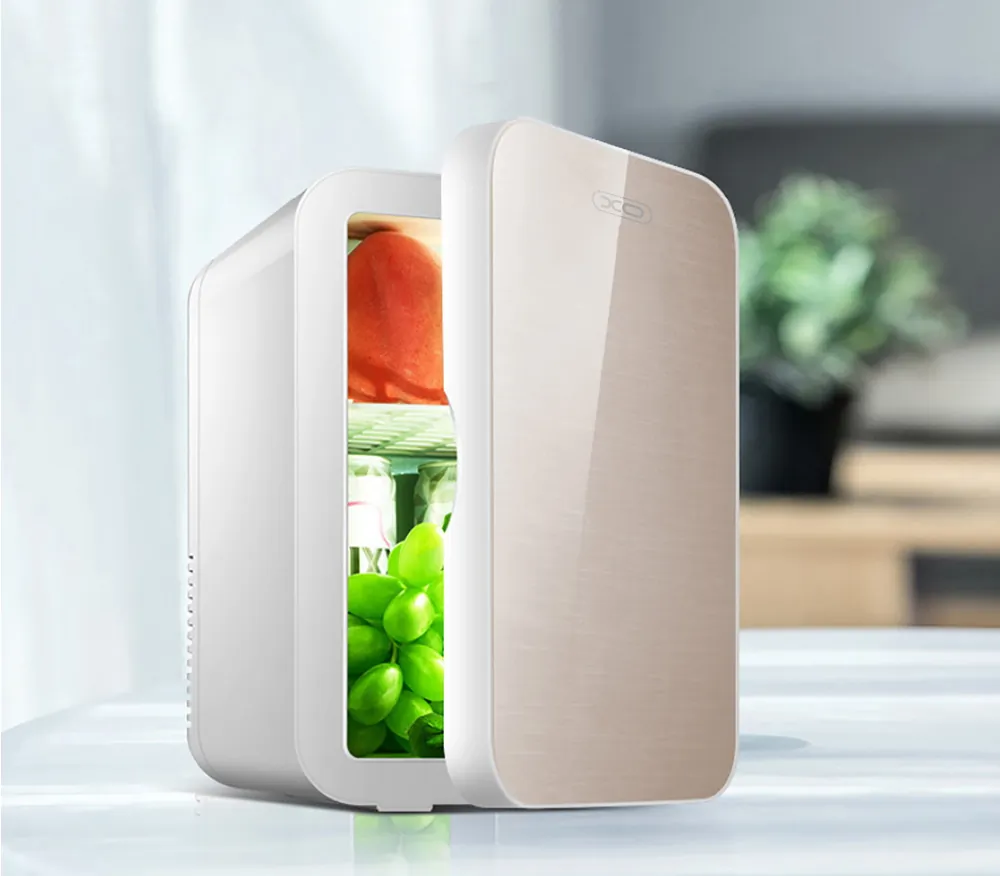 Mini lodówka przenośna XO CZ002 złota