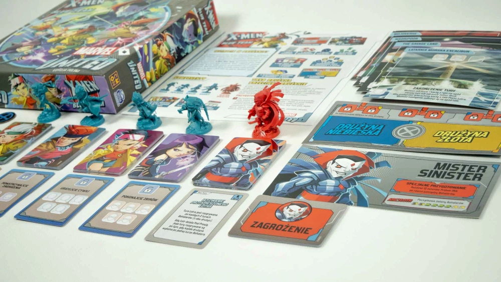 Gra planszowa MARVEL UNITED X-MEN: BLUE TEAM dodatek - Portal Games