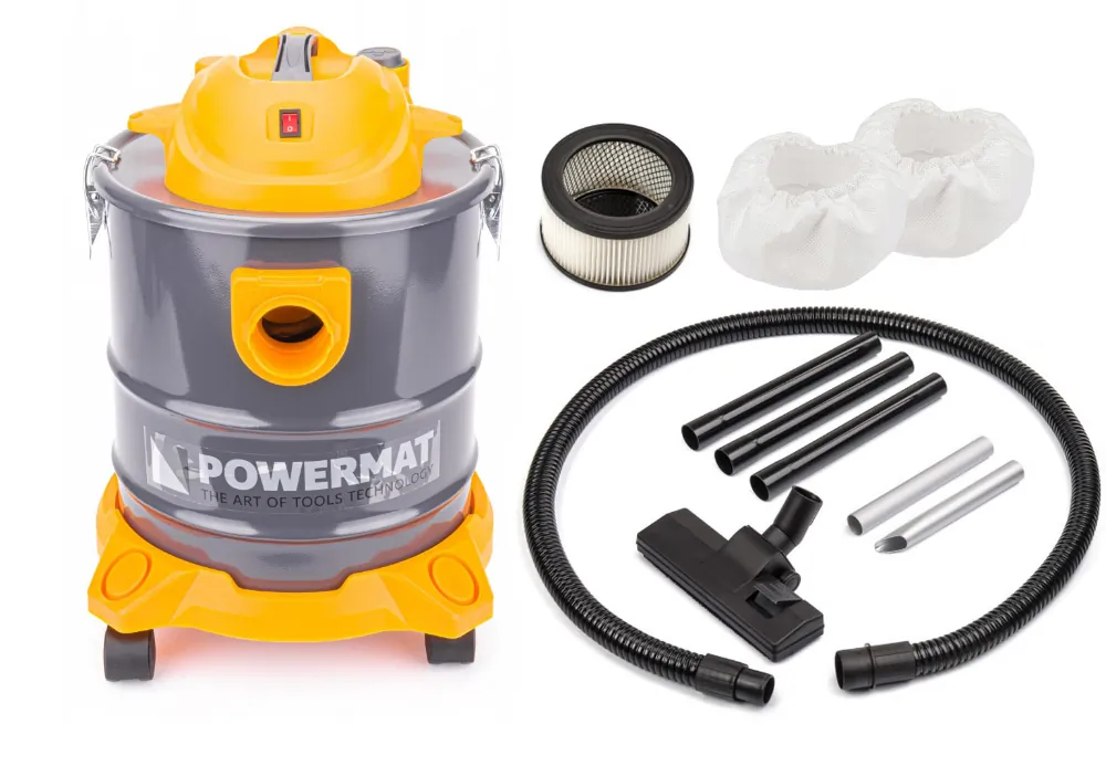  Odkurzacz do popiołu przemysłowy separator kominkowy 3w1 Powermat PM-ESP-2000M FCN