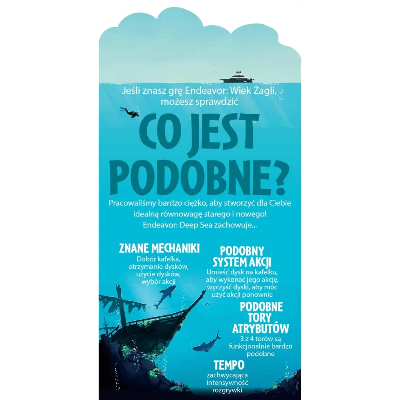 GRA ENDEAVOR DEEP SEA - podstawa - Czacha Games