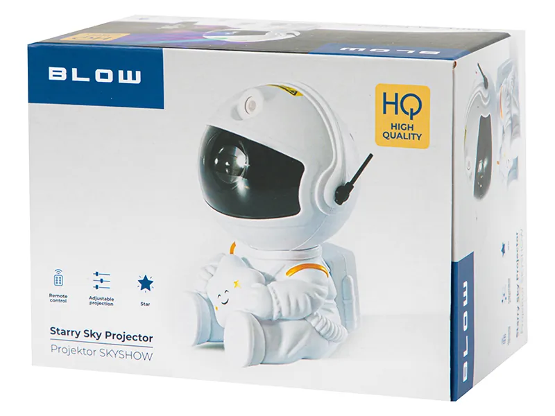 Lampka nocna projektor LED gwiazd-galaktyk astronauta BLOW