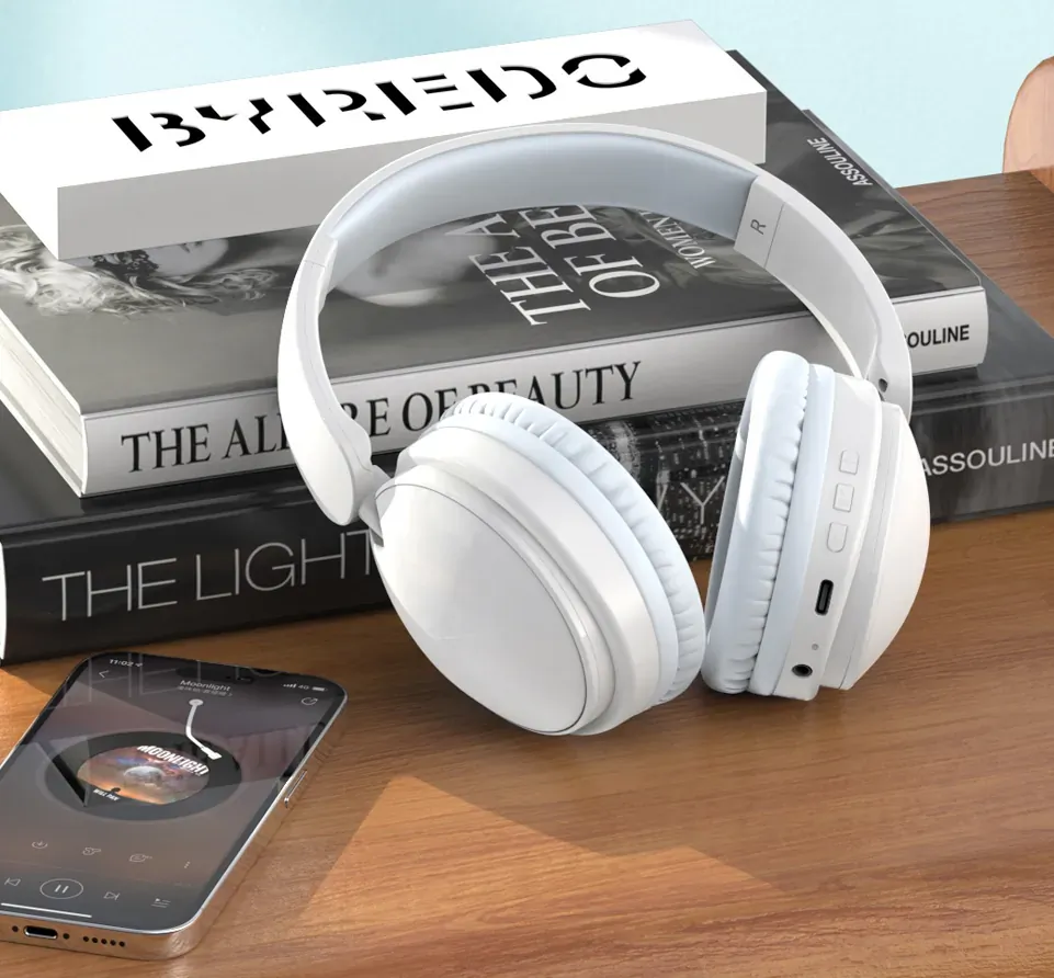 Bezprzewodowe słuchawki nauszne Bluetooth XO BE36 białe