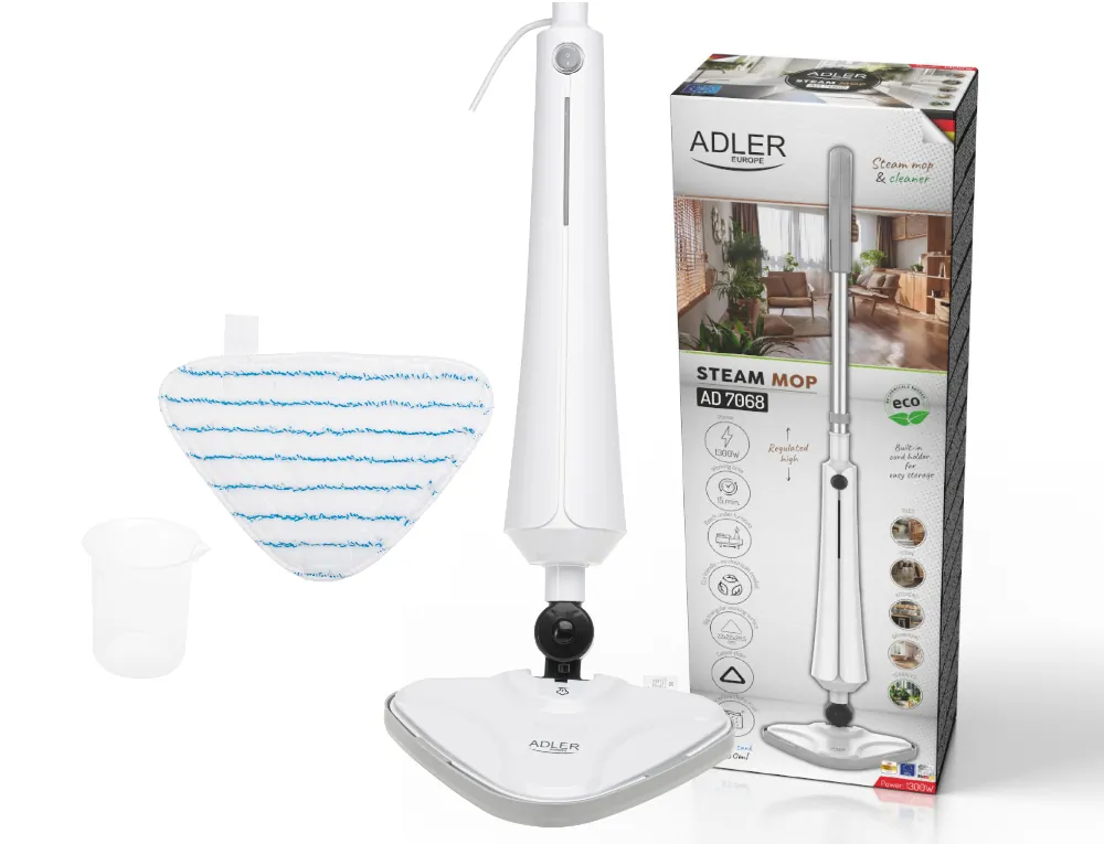 Mop parowy Adler AD 7068 + zestaw akcesoriów