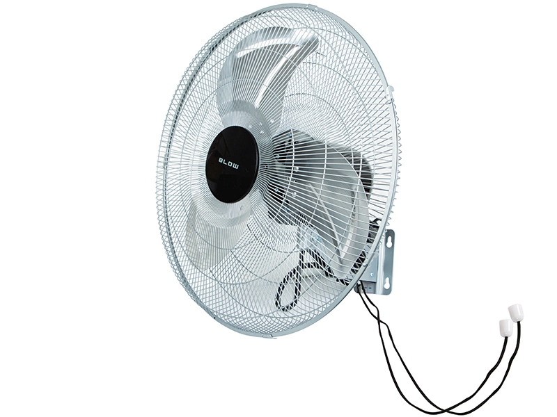 Cyrkulator wentylator ścienny 50 cm 220W do montażu na ścianie - kolor srebrny