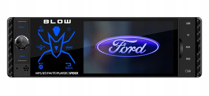 Radio samochodowe BLOW SPIDER 4" RDS RGB Mirror Link USB AUX SD