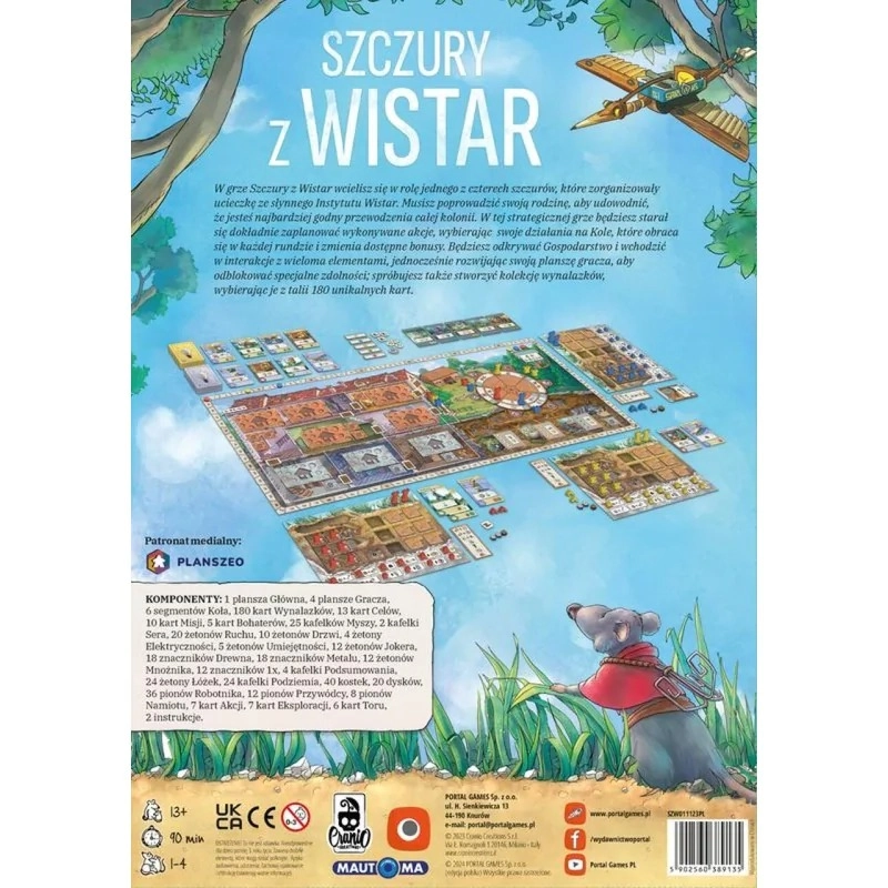 Gra SZCZURY Z WISTAR - Portal Games