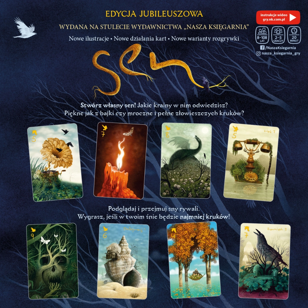 Gra planszowa SEN (Edycja Jubileuszowa) - Nasza Księgarnia