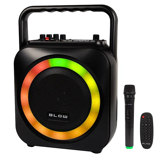 Głośnik bluetooth BLOW BT800 100W + mikrofon + pilot USB SD FM AUX