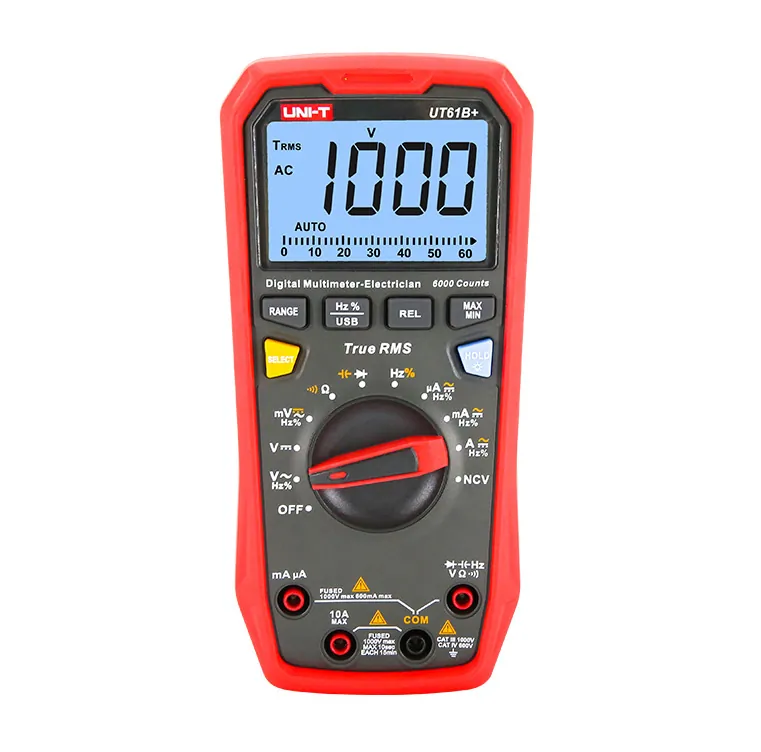 Miernik uniwersalny multimetr Uni-T UT61B+ USB etui