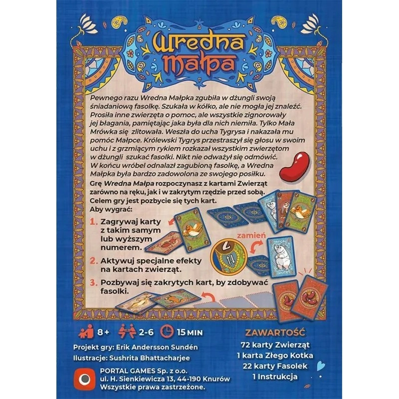 Gra karciana WREDNA MAŁPA - Portal Games