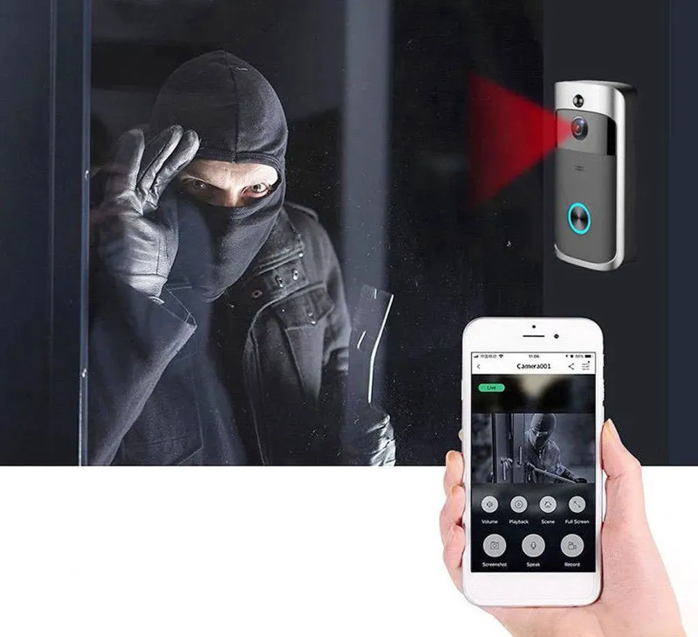 Wideodomofon LTC Vision Full HD WiFi zewnętrzny IP44 + dzwonek