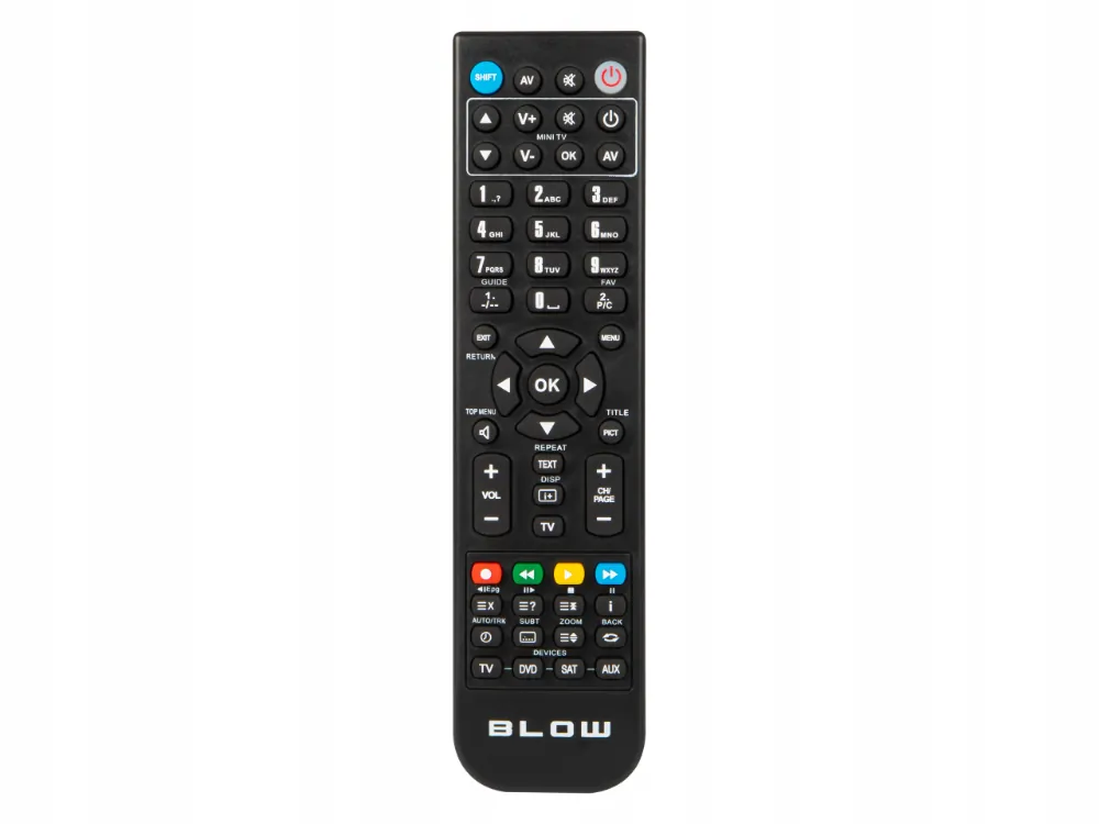 Pilot uniwersalny programowalny BLOW 4w1 TV SAT DVD TDT