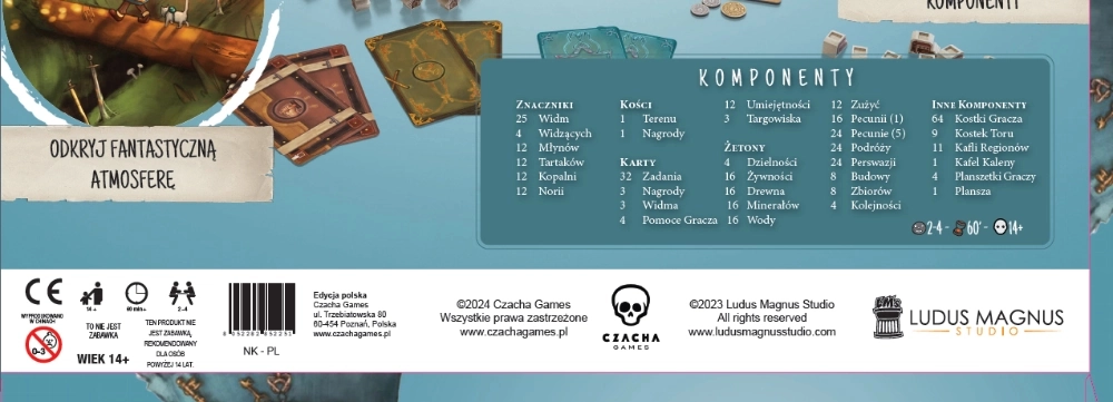 Gra planszowa NAWIEDZONE KRAINY Czacha Games