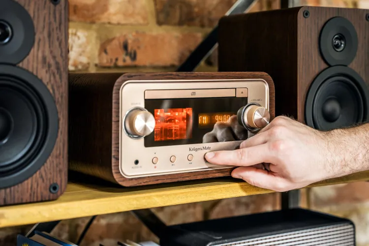Wieża lampowa Kruger&Matz KM1961 CD USB Bluetooth NFC DAB+ FM