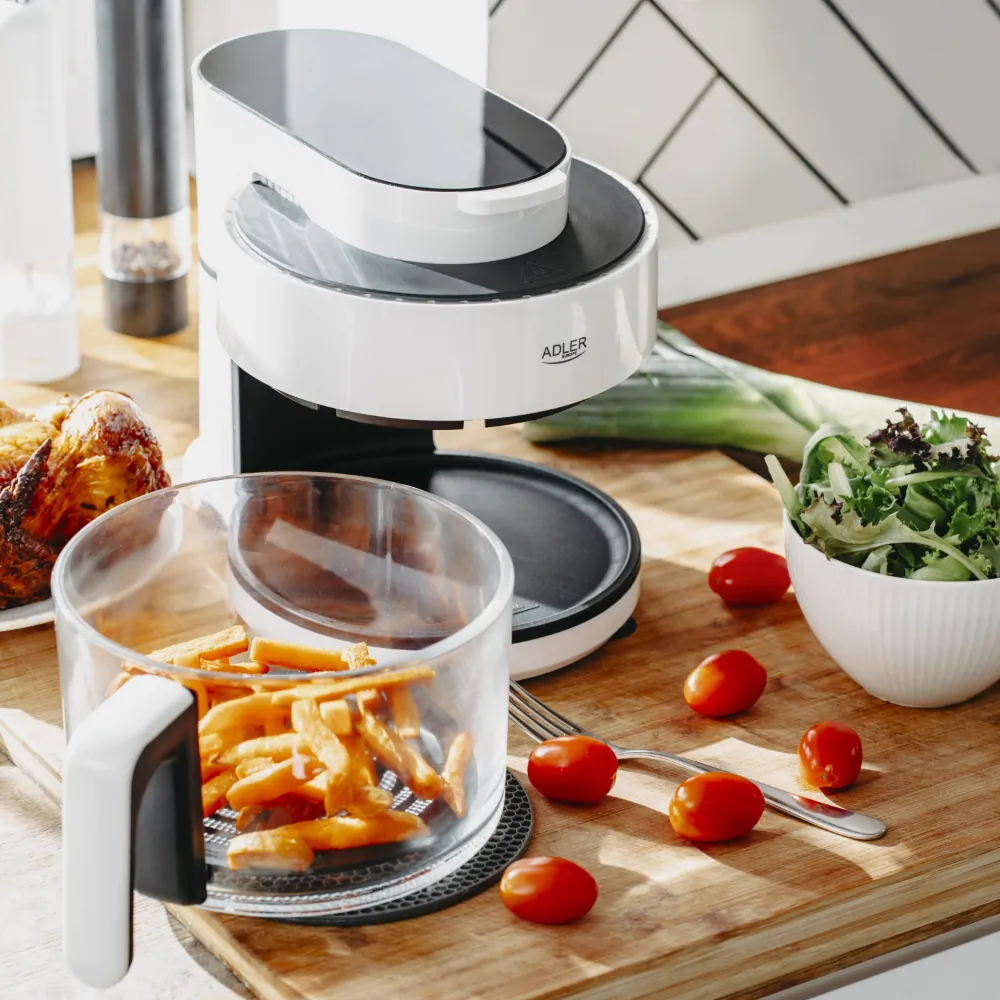 Frytkownica beztłuszczowa Airfryer Adler AD 6316 ze szklaną misą 3L