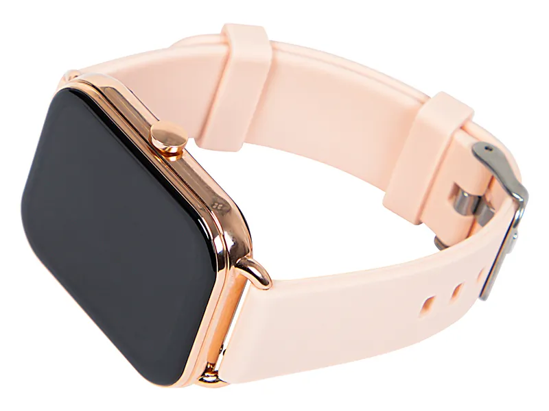 Zegarek damski smartwatch BLOW X16 z funkcją rozmowy różowy + dodatkowy pasek