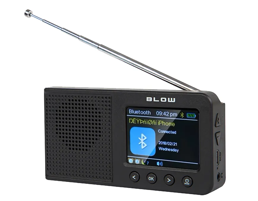 Bezprzewodowe radio kuchenne FM/DAB+ przenośne BLOW RK3 Bluetooth