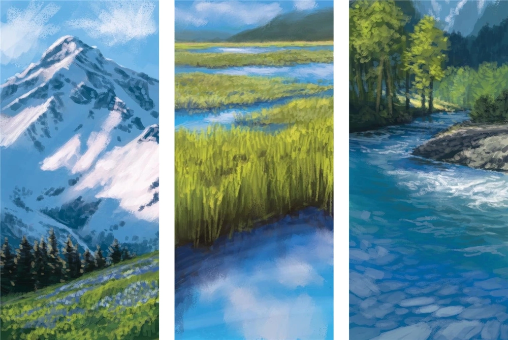 Gra KASKADIA: POMNIKI PRZYRODY - Lucky Duck Games