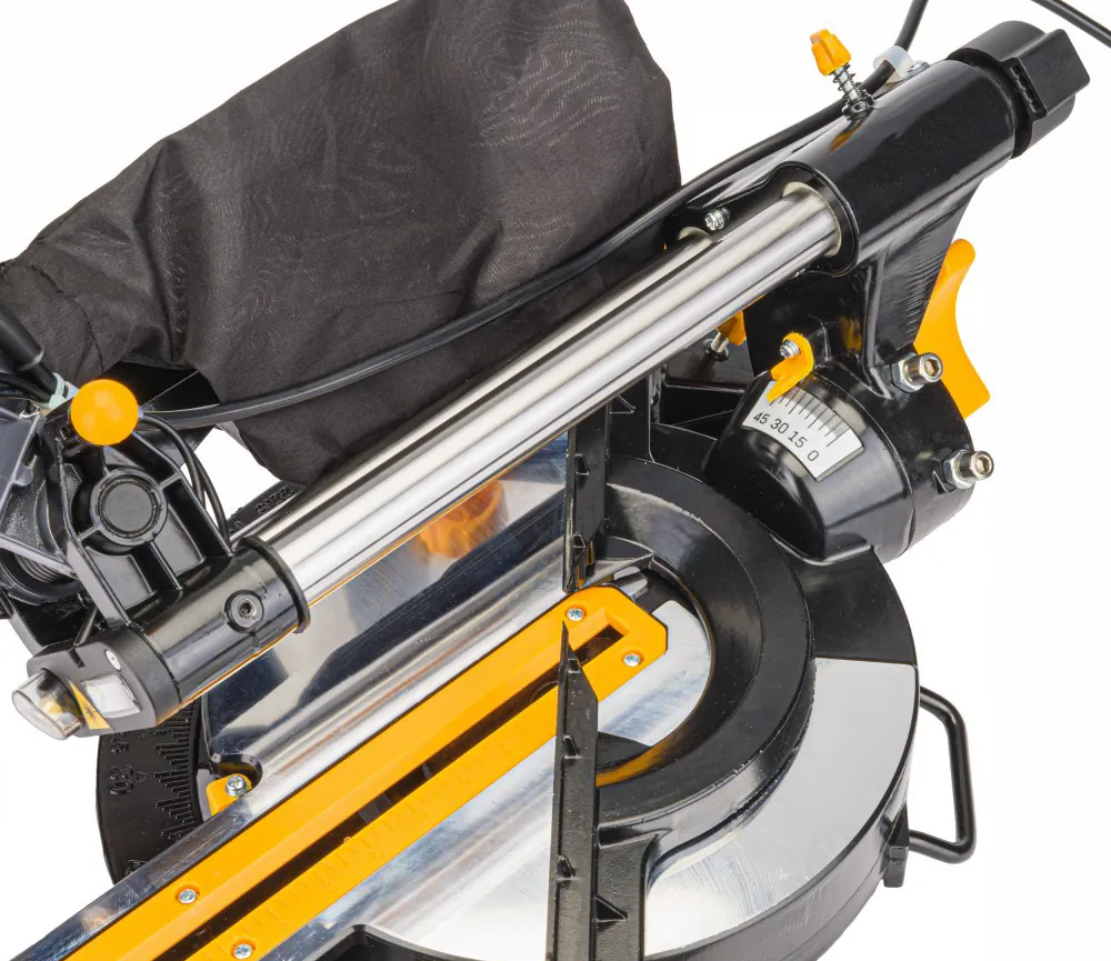 Piła ukośna (ukośnica) do drewna 2000W Powermat PM-UK-2000T laser + lampka LED
