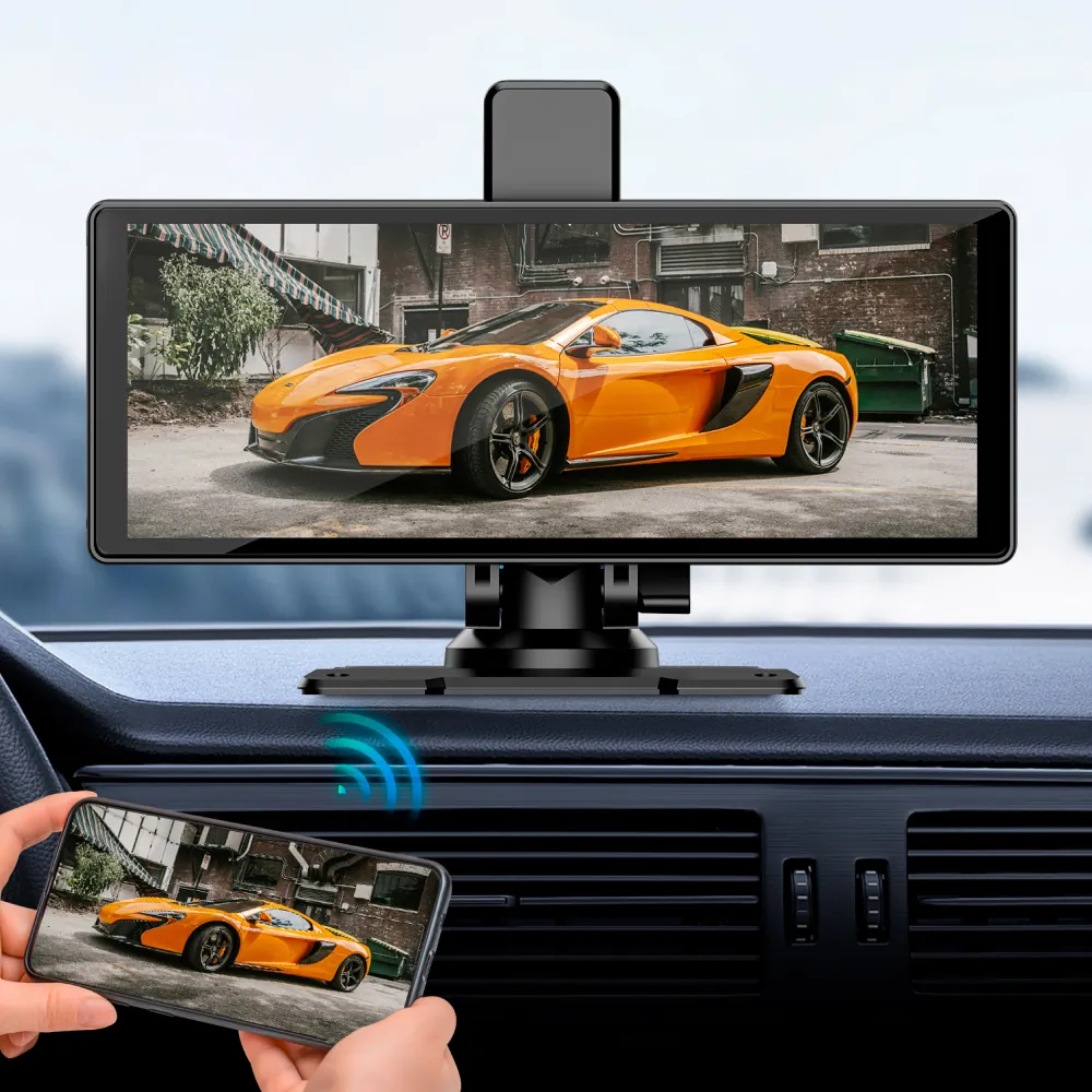 Stacja multimedialna 9 cali Kruger&Matz Android Auto Apple Carplay z DVR i kamerą cofania