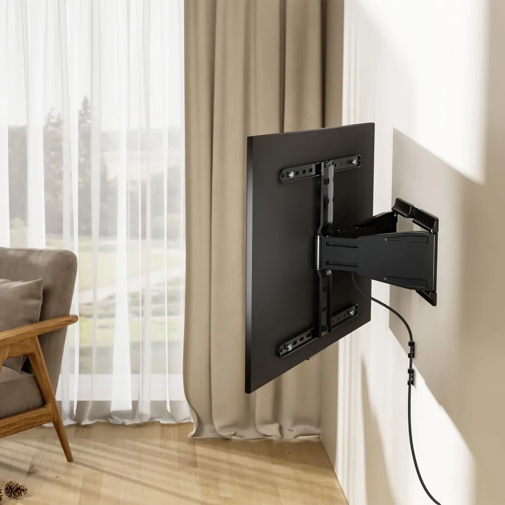 Uchwyt naścienny uniwersalny wieszak do telewizora Kruger&Matz Ultra Slim 43-90" regulacja w pionie i w poziomie