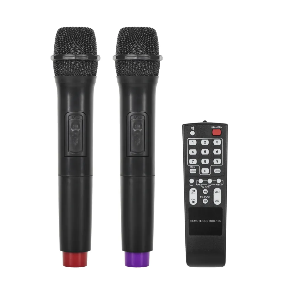 Głośnik kolumna aktywna bluetooth Azusa 12" 40W SD USB + 2 mikrofony bezprzewodowe + pilot