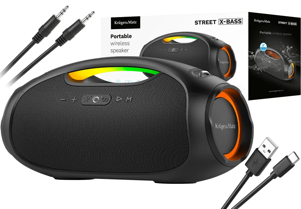 Głośnik przenośny Bluetooth Kruger&Matz Street X-BASS