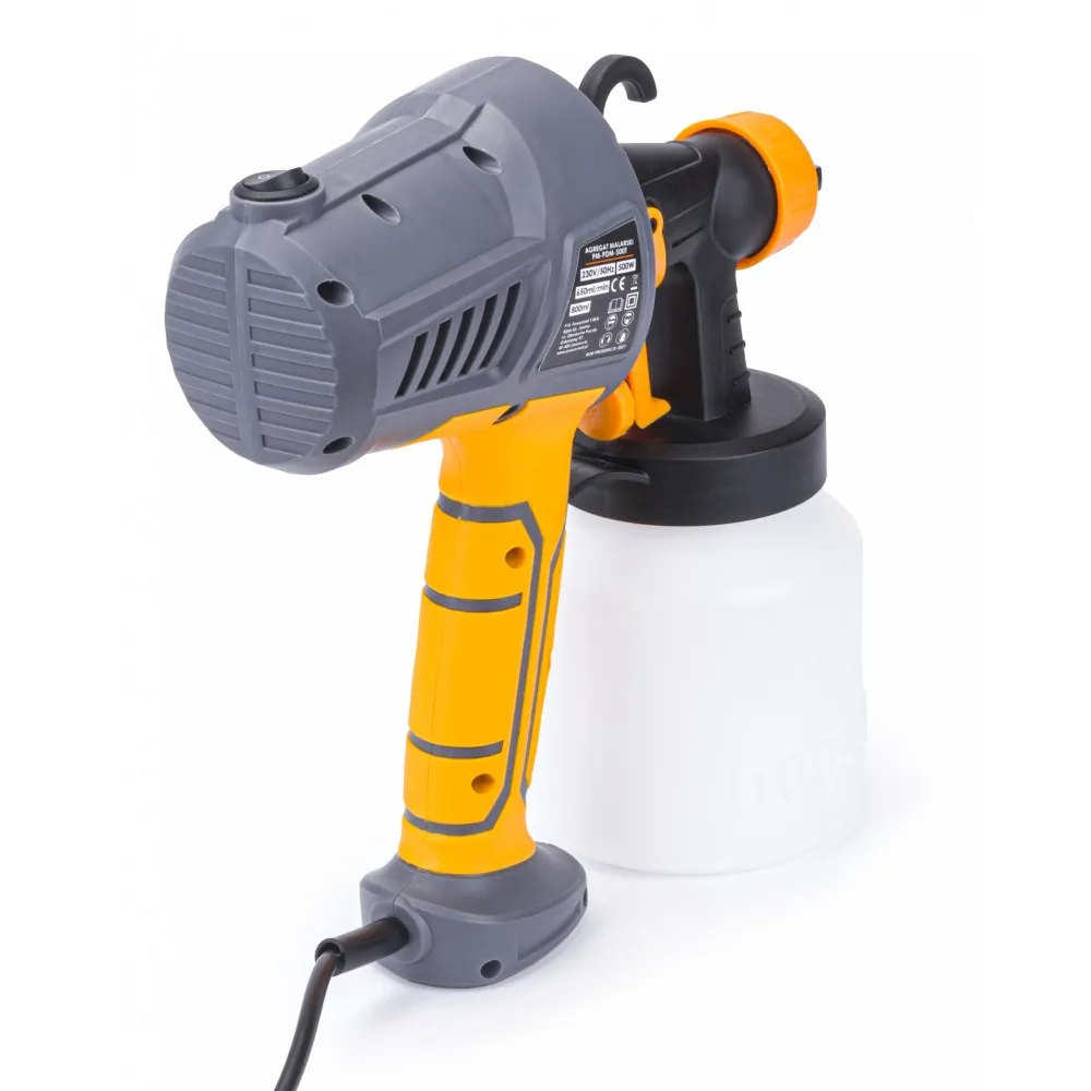 Agregat malarski pistolet do malowania 800ml Powermat PM-PDM-500T + 4 dysze