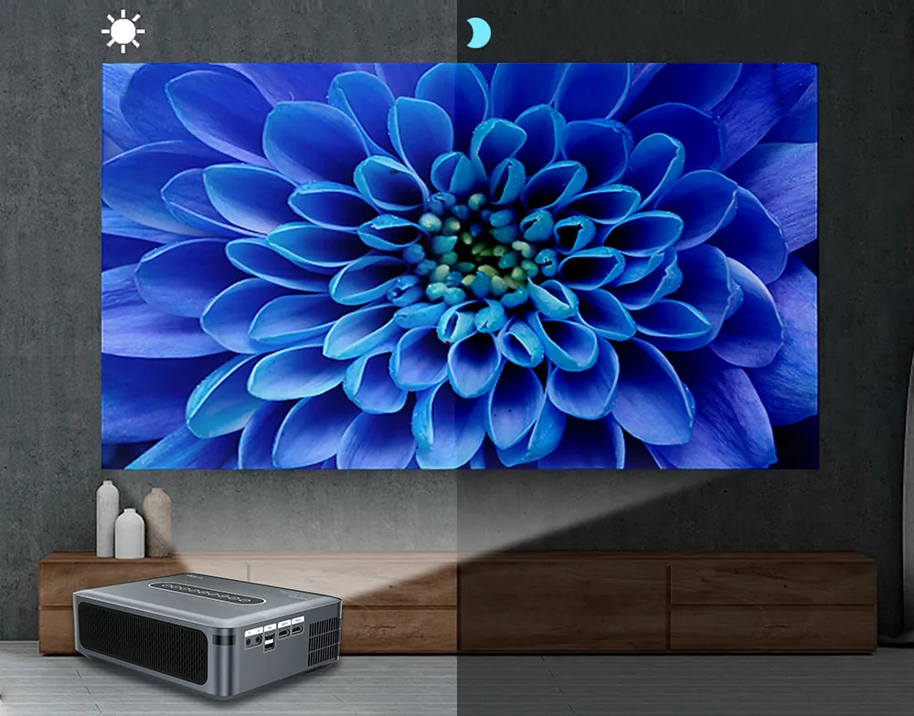 Projektor multimedialny LED rzutnik ART X1PRO WiFi Bluetooth Android 9.0 4K 200