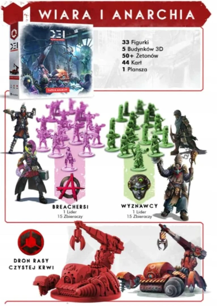 Gra DIVIDE ET IMPERA: WIARA I ANARCHIA dodatek - Czacha Games